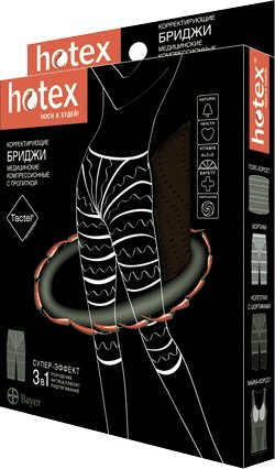 Hotex Бриджи для похудения (черные)