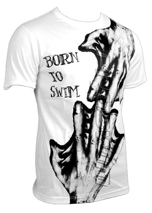 -Arena футболка Born to swim man t-shirt
