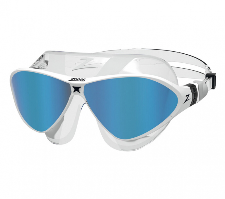 Маска для плавания ZOGGS Horizon Flex Titanium Lens Mask, Clear/White