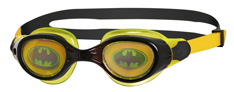 Очки для плавания детские радужные с рисунком ZOGGS Super Heroes Batman Hologram (6-14 лет)