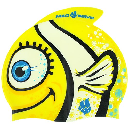 Шапочка для плавания детская MadWave Silicone Clown Fish (6-12 лет)