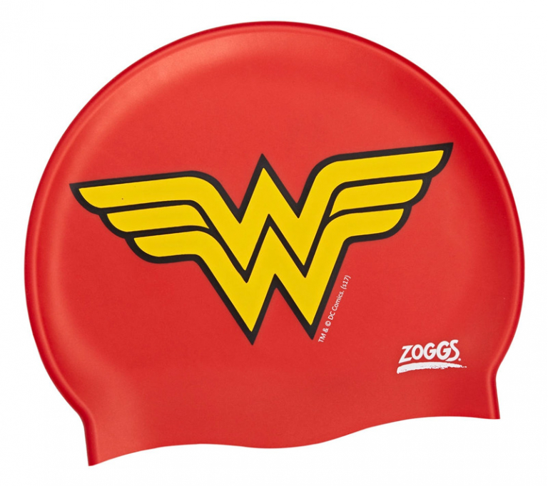 Шапочка для плавания детская ZOGGS Wonder Woman Silicone Cap (6-14 лет)