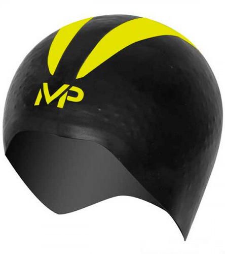 Шапочка для плавания стартовая Michael Phelps X-O, black/yellow