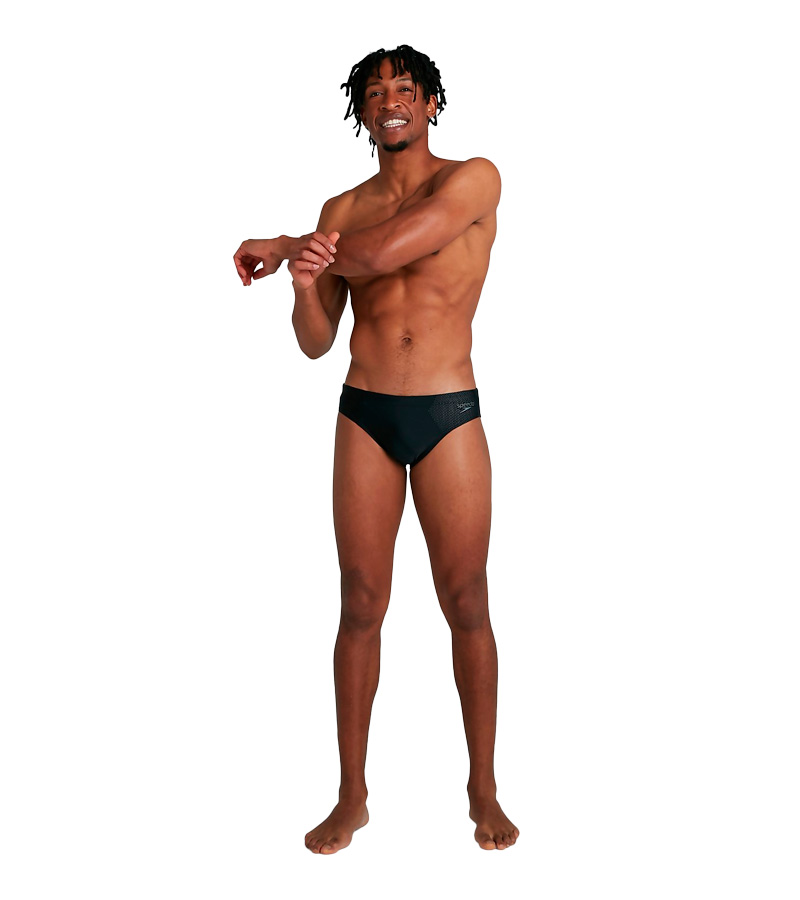 Плавки мужские Speedo Hexagonal Tech Placement 7cm Brief Black