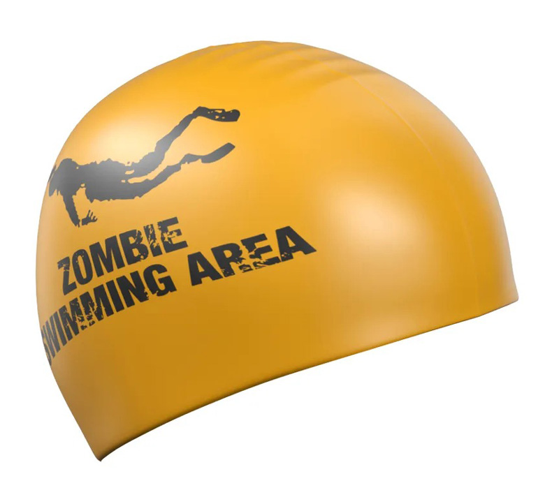 Шапочка для плавания Mad Wave Zombie
