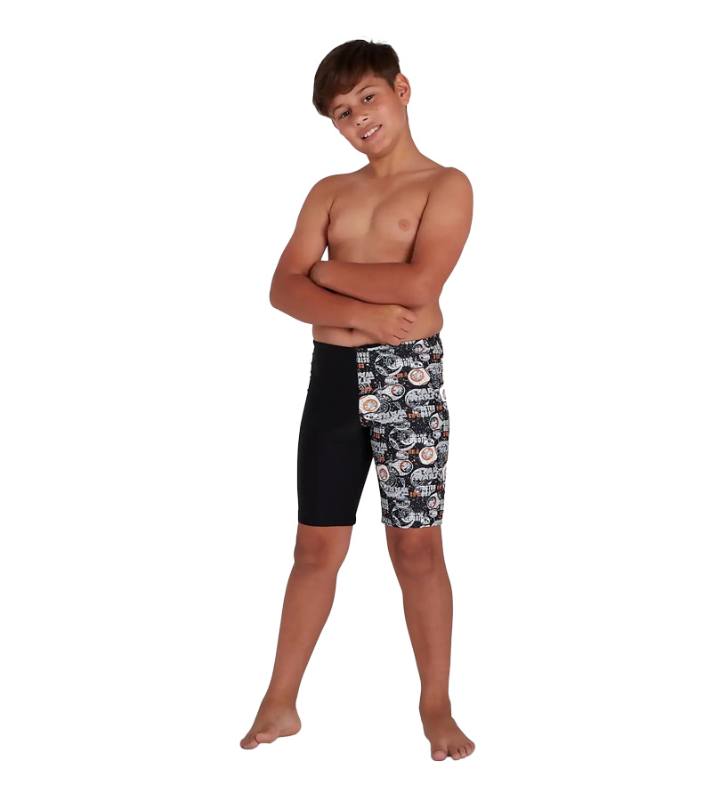 Плавки детские Speedo Star Wars Allover Jammer Black