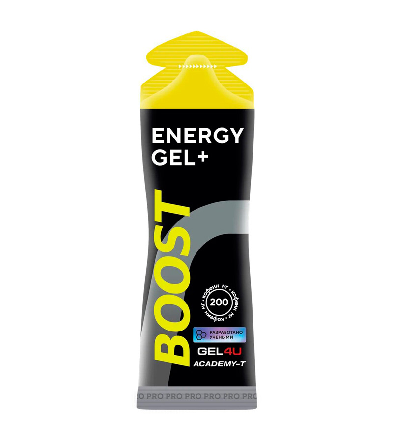 Гель энергетический углеводный с кофеином GEL4U Boost, 60 мл