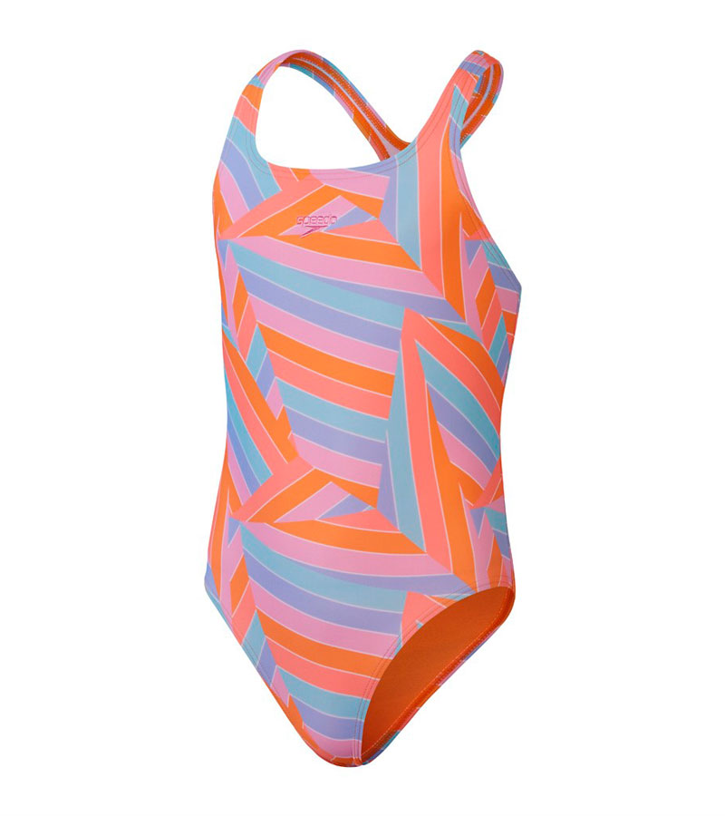 Купальник слитный детский Speedo Allover Printed Medalist Swimsuit
