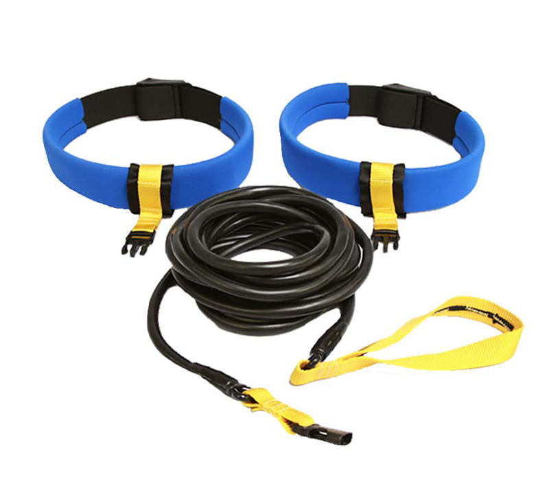 Пояса для плавания с сопротивлением (2 шт) StrechCordz Long Belt Slider (с QC разъемом), 6 м