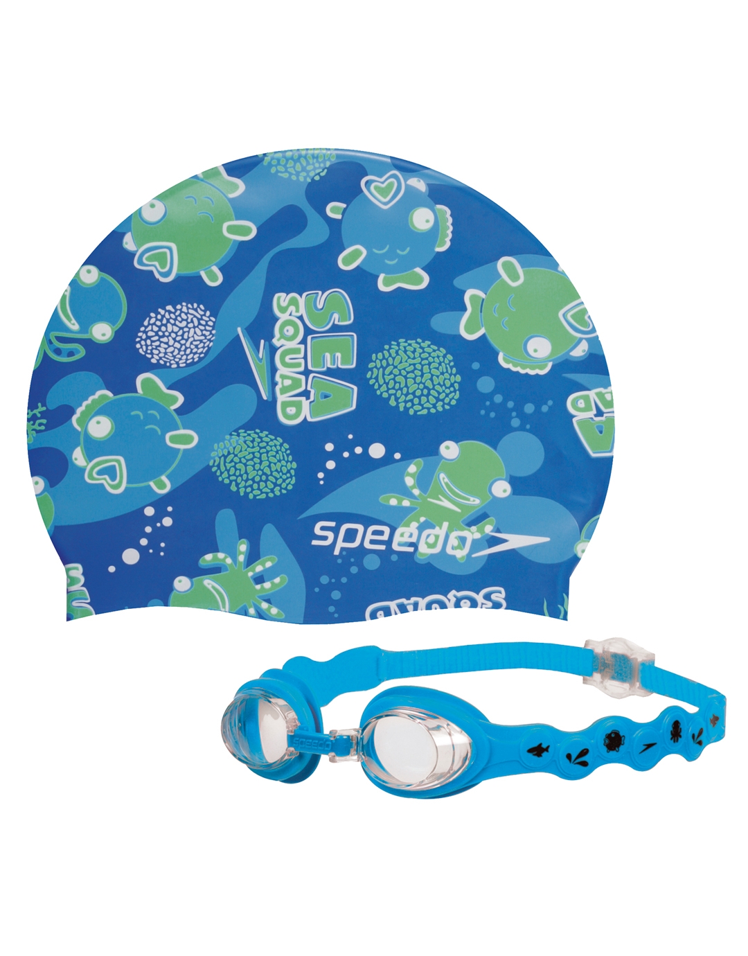 SPEEDO набор для плавания Speedo детский(Шапочка, очки) SEA SQUAD SWIM SET