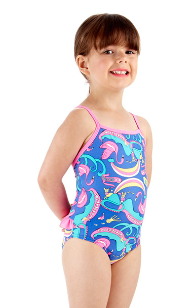 Купальник слитный детский Speedo Wonderland Frill