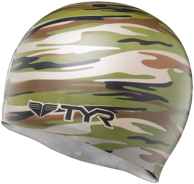 Шапочка для плавания TYR Camo Silicone