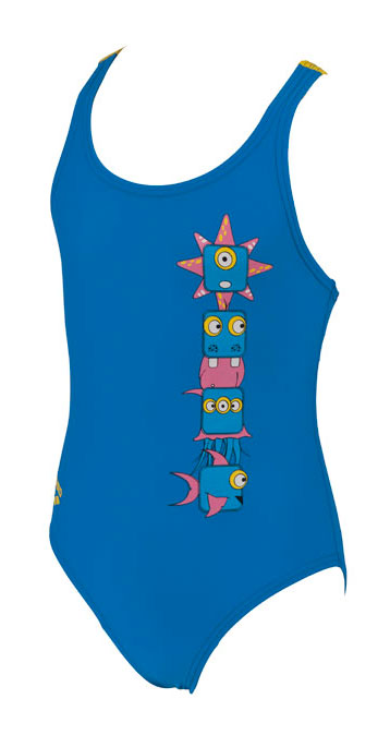 Купальник слитный детский Arena Monster Serigraphy