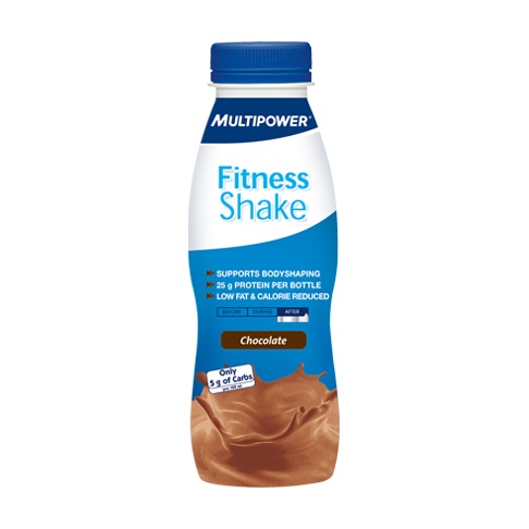 Multipower Протеиновый коктейль Fitness Shake carb reduced, 330 мл.