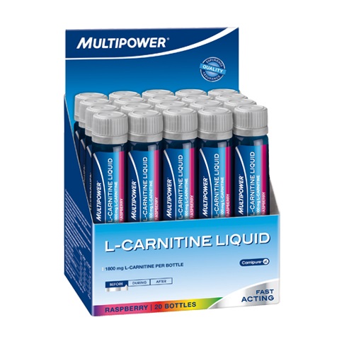 Multipower Ампула Multipower L-Carnitine Liquid Forte, шоубокс 20 штук