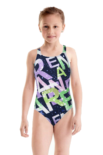 Купальник слитный детский Arena Satellites Junior Swim Pro Back