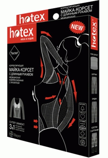 Hotex Майка для похудения с длинным рукавом