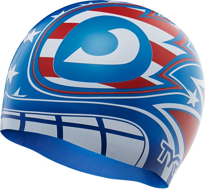 Шапочка для плавания TYR The Masked Liberator Swim Cap