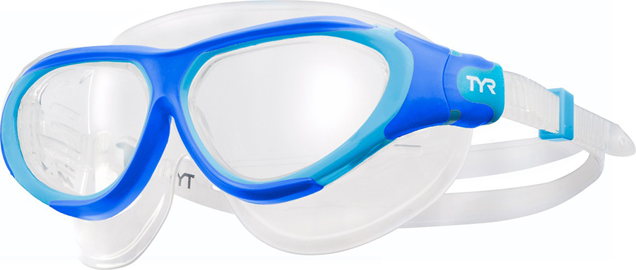 Очки-маска для плавания детская TYR Junior Flex Frame Swim Mask (6-12 лет)