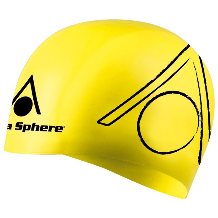 Шапочка для плавания Aqua Sphere Tri Yellow