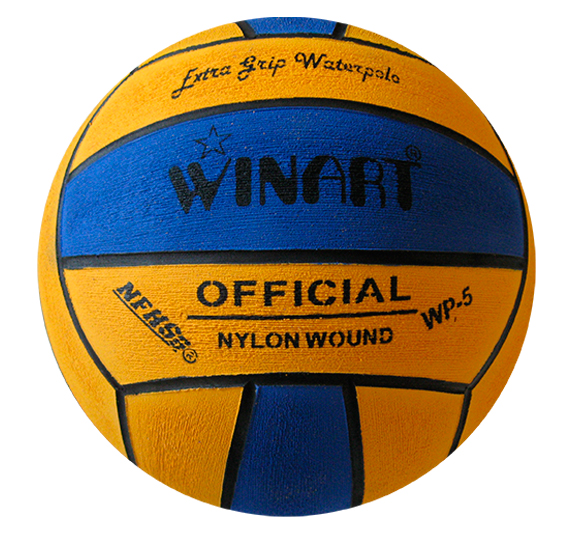 Мяч для водного поло Winart Stripped Yellow (размер 5)