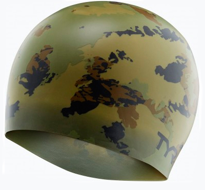 Шапочка для плавания TYR Camo Swim Cap