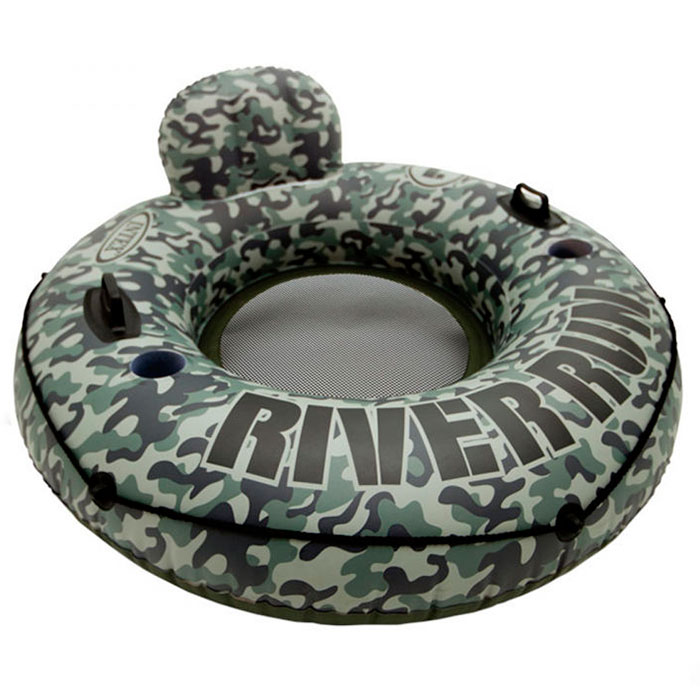 Круг надувной Intex Camo River Run