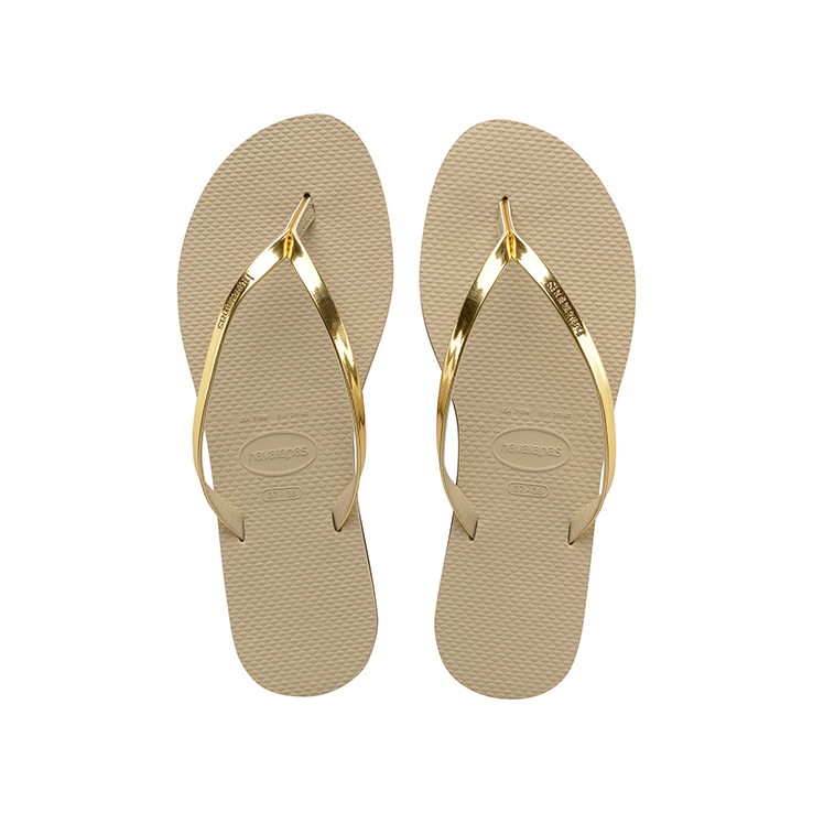 Сланцы женские Havaianas You Metallic