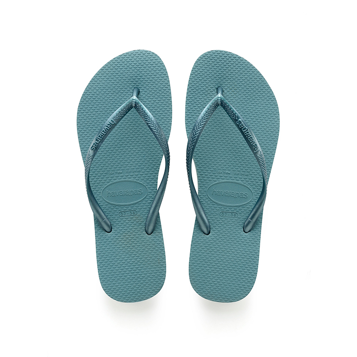 Teal havaianas top