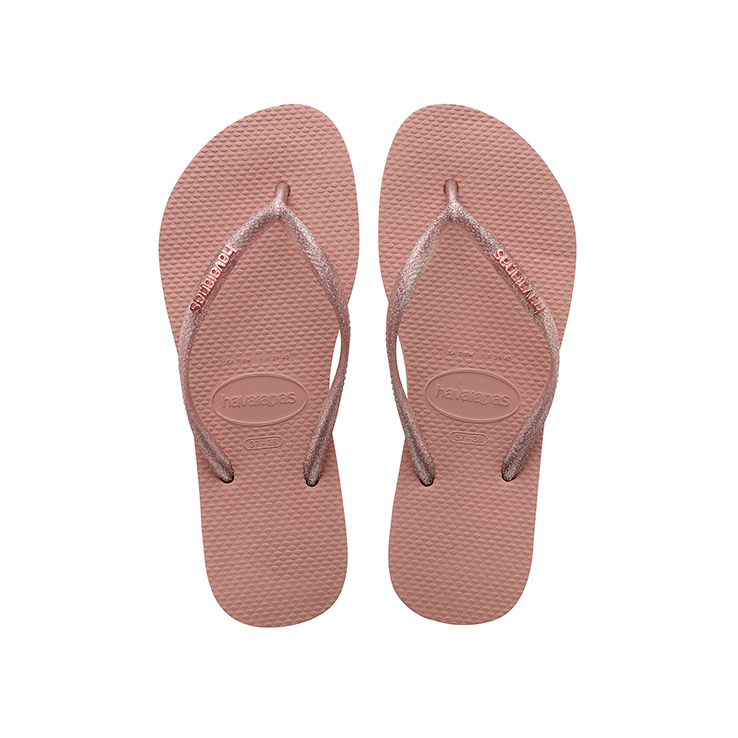 Сланцы женские Havaianas Slim Logo Metallic