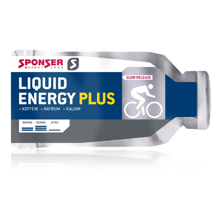 Гель энергетический углеводный Sponser Liquid Energy Plus (40 саше*35 грамм)