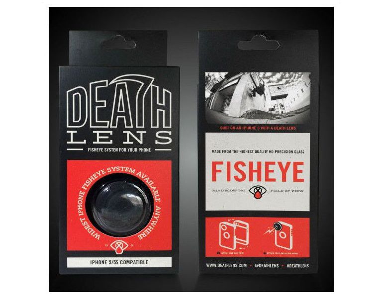 Чехол Death Lens для IPhone 5/5S с фото-линзой Fish Eye  