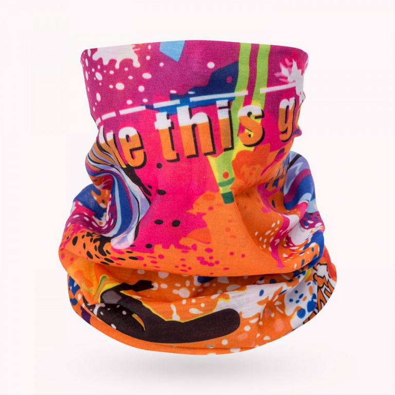 Бафф для бега Island Cup I like this game "Мультитуба" с флисом 
