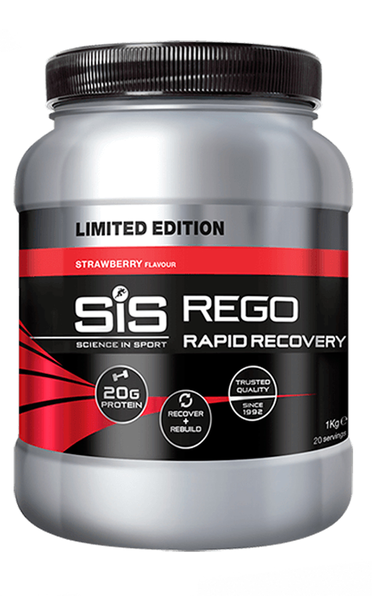 Напиток белково-углеводный для восстановления SiS Rego Rapid Recovery Strawberry, 1 кг