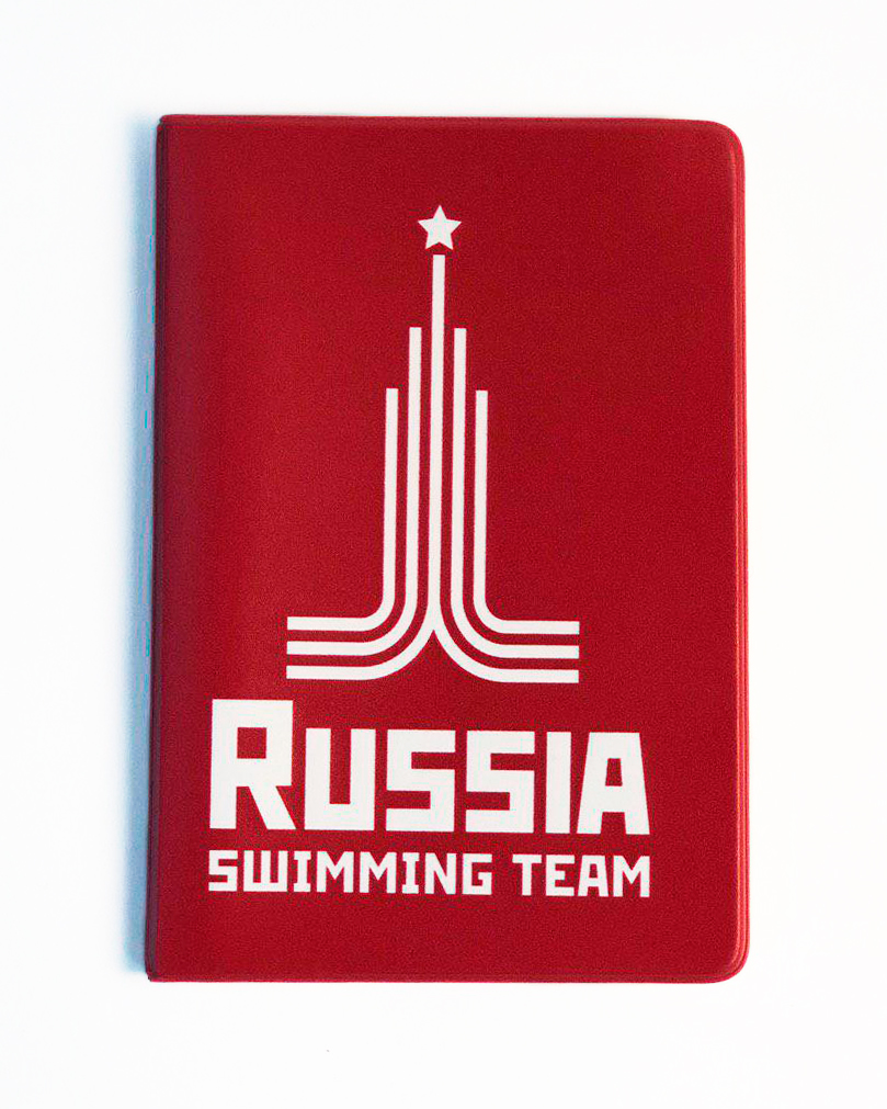 Обложка (чехол) для паспорта Proswim Russia Swimming Team