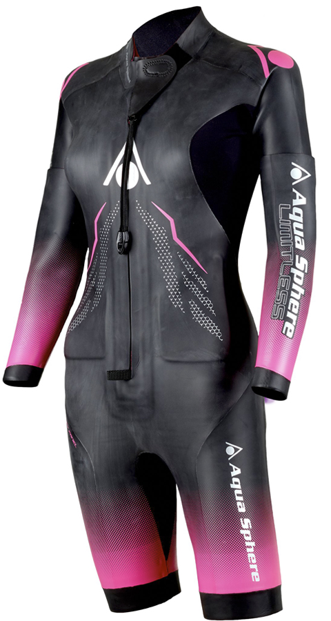 Гидрокостюм для свимрана женский со съемными рукавами Aqua Sphere Swim&Run Wetsuit, 3.5/3/2/1.5 мм