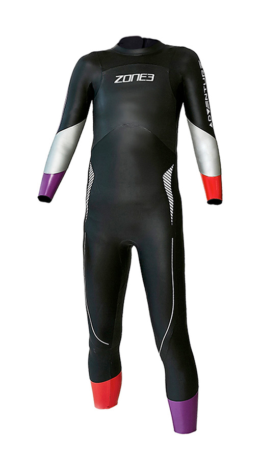 Гидрокостюм для триатлона и открытой воды детский ZONE3 Kids Adventure Triathlon Wetsuit, 2-4 мм
