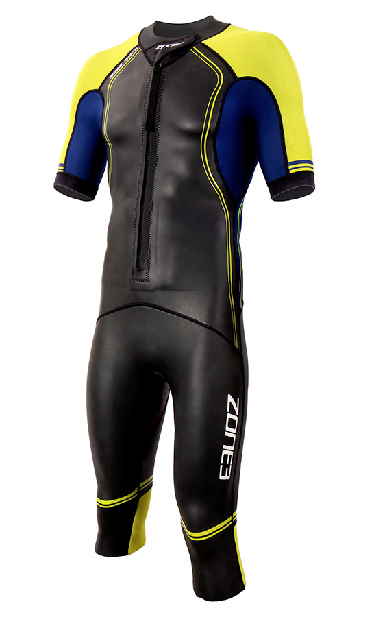 Гидрокостюм для свимрана мужской ZONE3 SwimRun Versa Wetsuit, со съемными рукавами, 2 мм