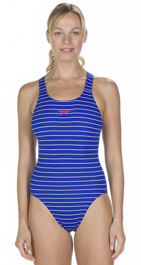 Купальник слитный Speedo Endurance+ Printed Medalist Blue