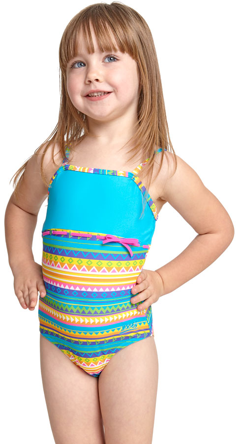 Купальник слитный детский ZOGGS Girls Rainbow Sahara Classicback