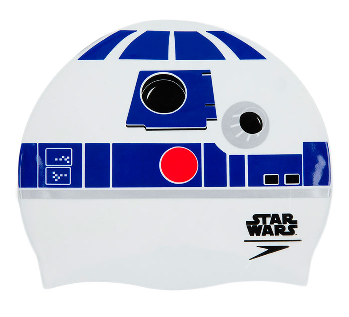 Speedo Slogan Print Cap R2 D2 Star Wars 1290 Proswim