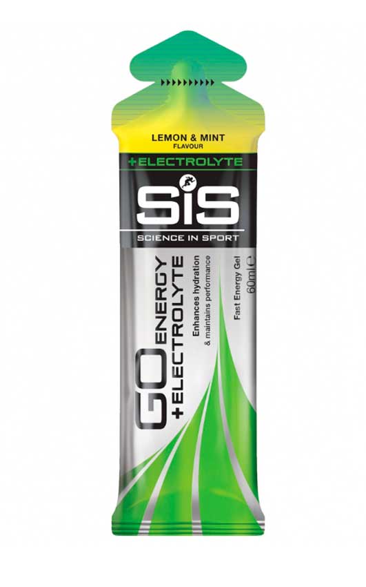 Гель энергетический углеводный с электролитами SiS Go Energy + Electrolyte Lime, 60 мл