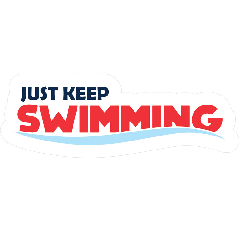 Наклейка Proswim Just Keep Swimming
