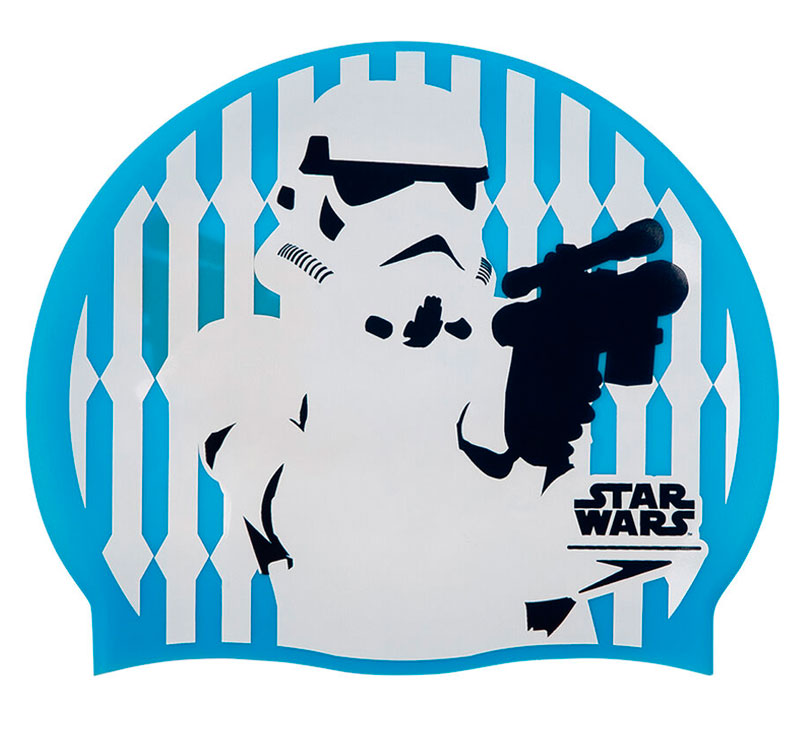 Шапочка для плавания Speedo Star Wars Print Cap Stormtrooper