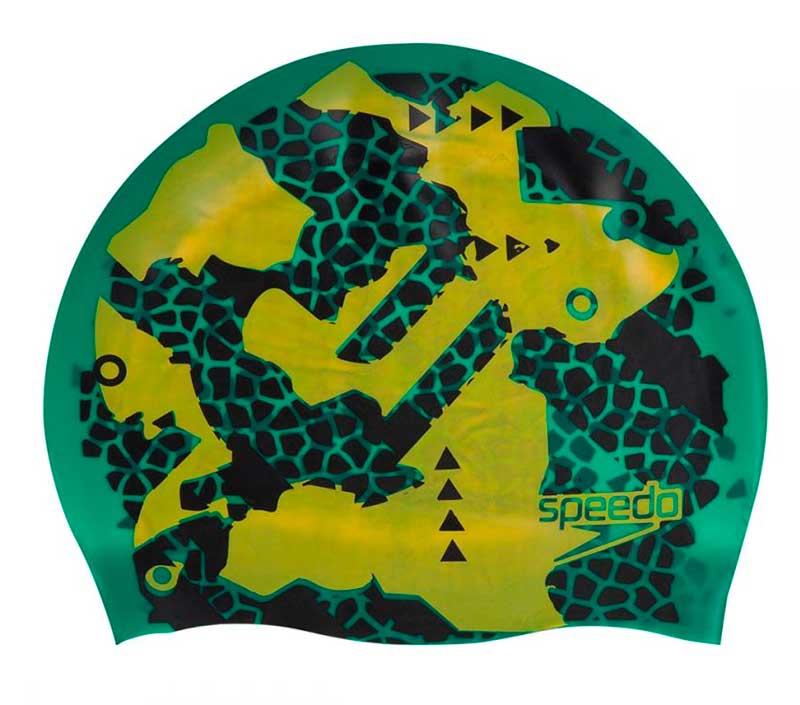 Шапочка для плавания двусторонняя Speedo Reversible Сap Green - D682