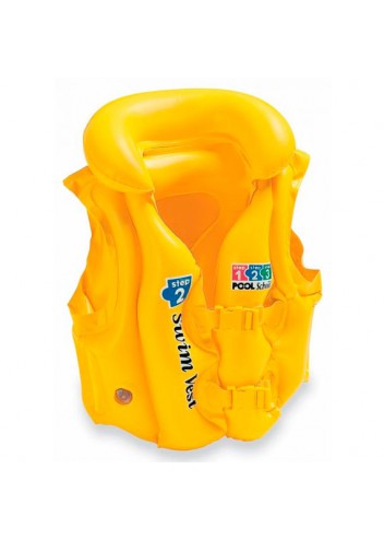 Жилет для плавания детский Intex Deluxe Swim Vest Pool School Step 2 (3 ...
