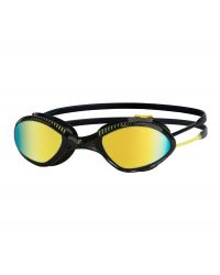 Очки для плавания ZOGGS Tiger Titanium Mirror, Black/Yellow
