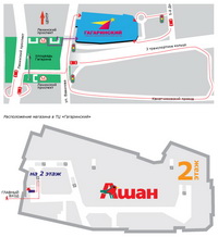 Карта гагаринского тц