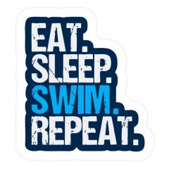 Наклейка Proswim Eat. Sleep. Swim. Repeat.