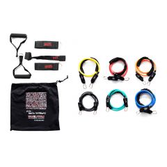 Набор эспандеров трубчатых OFT (6 шт.) и аксессуаров в сумке
